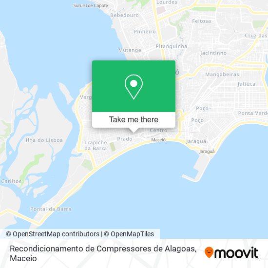 Mapa Recondicionamento de Compressores de Alagoas