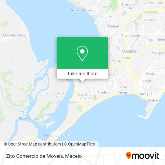 Mapa Zito Comercio de Moveis