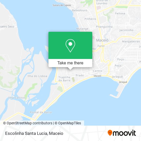 Escolinha Santa Lucia map