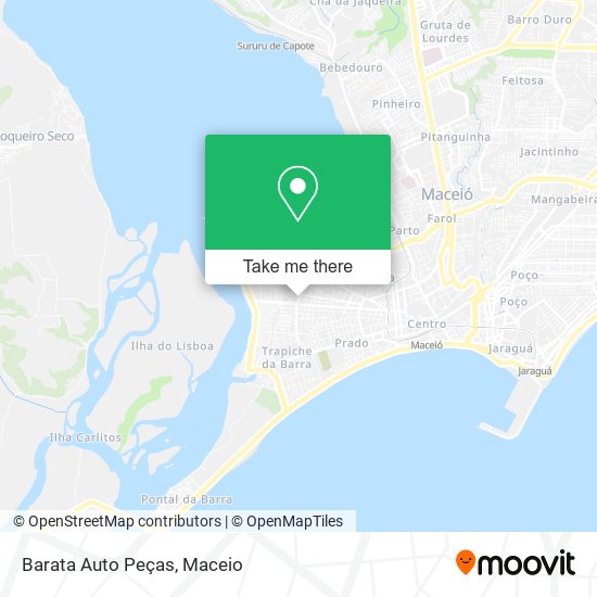 Barata Auto Peças map