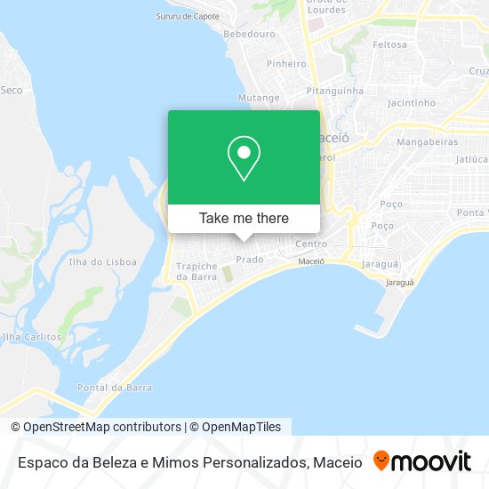 Espaco da Beleza e Mimos Personalizados map