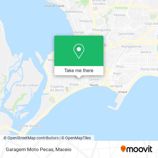 Garagem Moto Pecas map