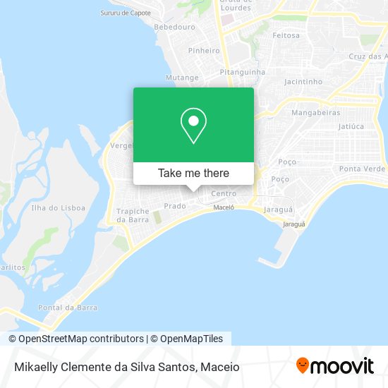 Mapa Mikaelly Clemente da Silva Santos