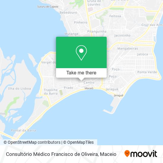 Consultório Médico Francisco de Oliveira map