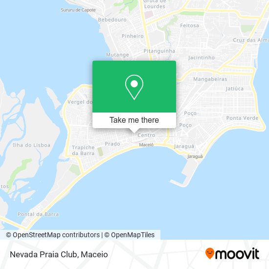 Nevada Praia Club map