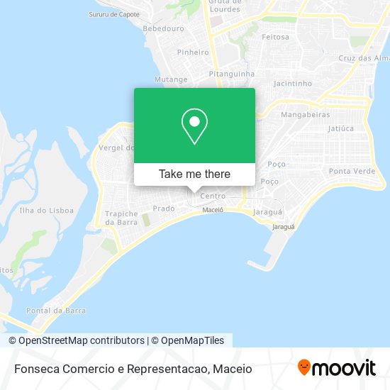 Fonseca Comercio e Representacao map