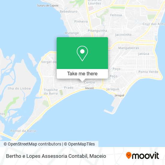 Bertho e Lopes Assessoria Contabil map