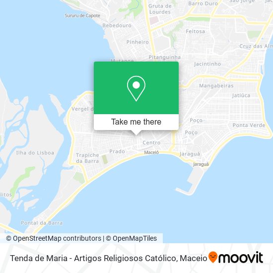 Tenda de Maria - Artigos Religiosos Católico map