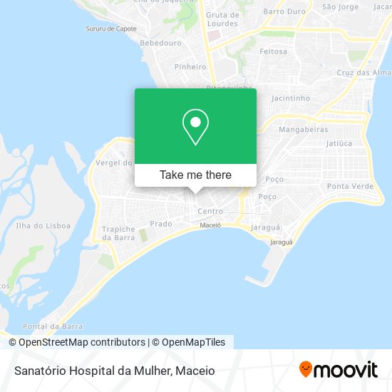 Mapa Sanatório Hospital da Mulher