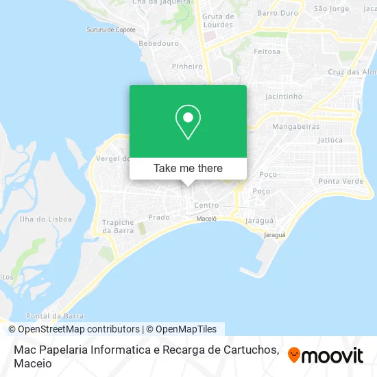 Mac Papelaria Informatica e Recarga de Cartuchos map