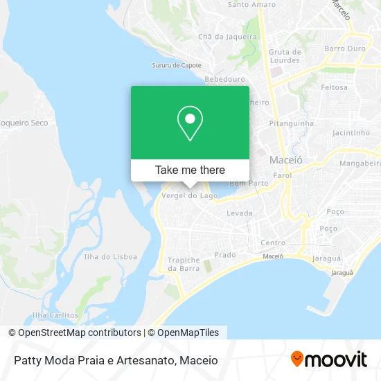 Patty Moda Praia e Artesanato map