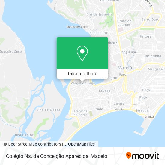 Mapa Colégio Ns. da Conceição Aparecida