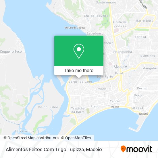 Alimentos Feitos Com Trigo Tupizza map