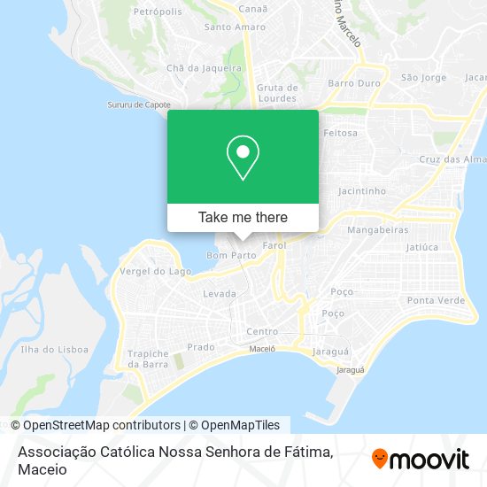 Associação Católica Nossa Senhora de Fátima map