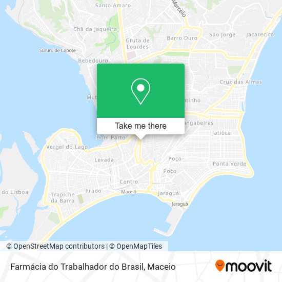 Farmácia do Trabalhador do Brasil map