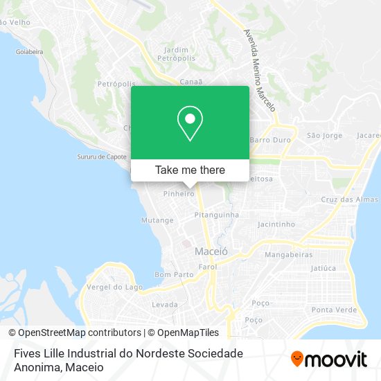 Fives Lille Industrial do Nordeste Sociedade Anonima map