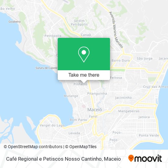Café Regional e Petiscos Nosso Cantinho map