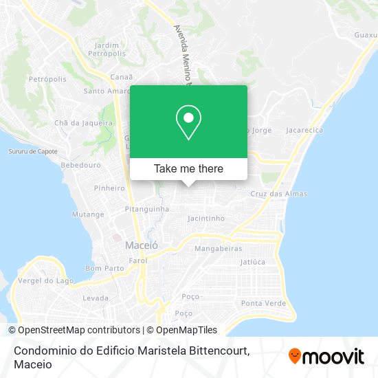 Mapa Condominio do Edificio Maristela Bittencourt