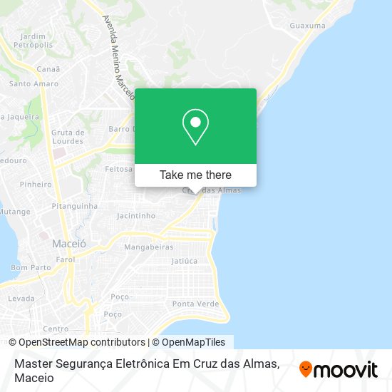 Mapa Master Segurança Eletrônica Em Cruz das Almas