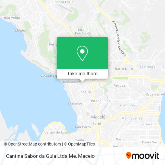 Cantina Sabor da Gula Ltda Me map