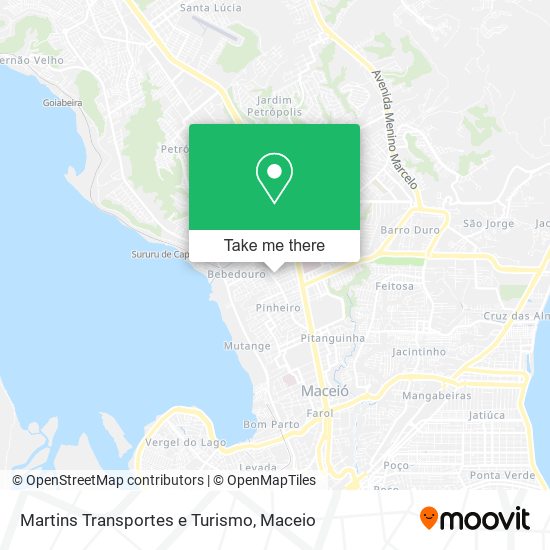 Martins Transportes e Turismo map