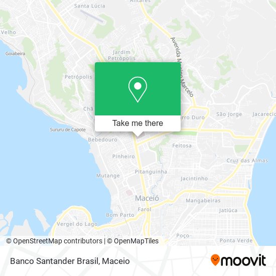 Banco Santander Brasil map