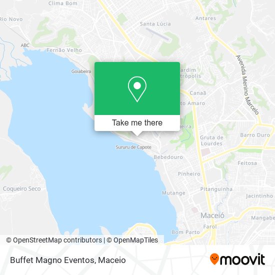 Buffet Magno Eventos map