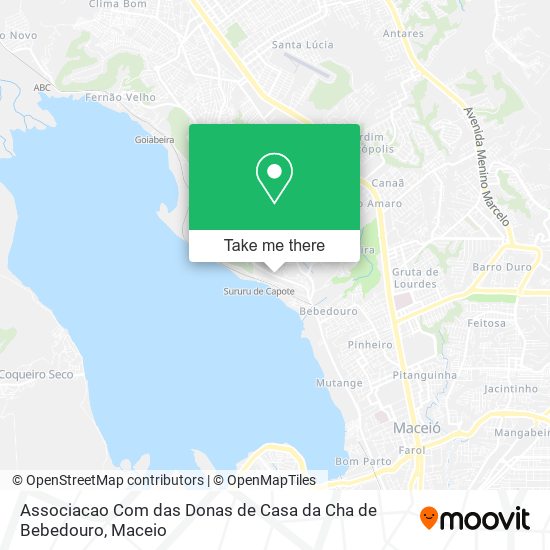 Associacao Com das Donas de Casa da Cha de Bebedouro map