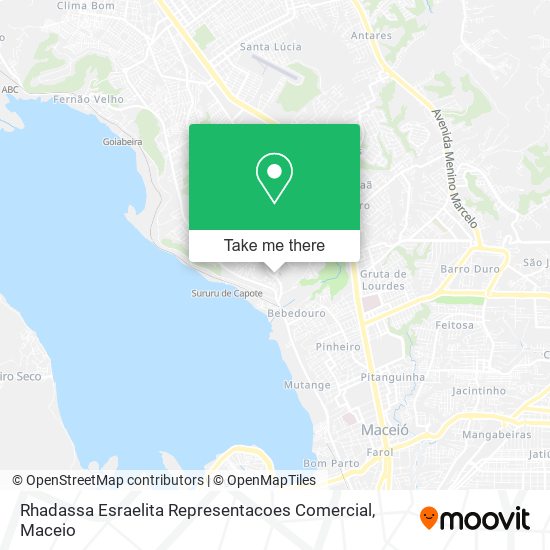 Mapa Rhadassa Esraelita Representacoes Comercial