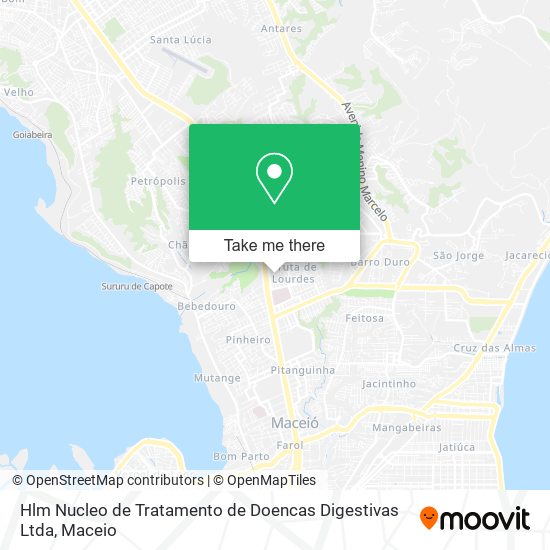 Mapa Hlm Nucleo de Tratamento de Doencas Digestivas Ltda