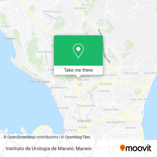 Mapa Instituto de Urologia de Maceió