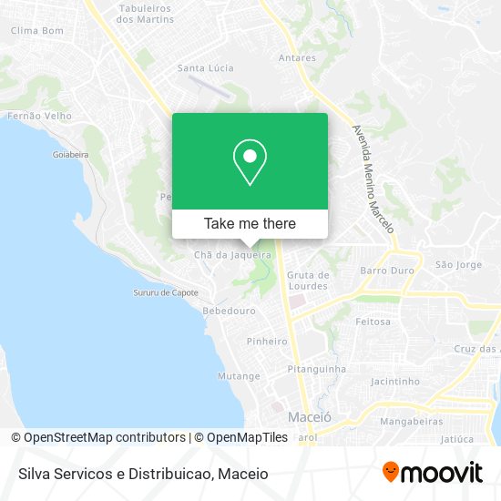 Silva Servicos e Distribuicao map