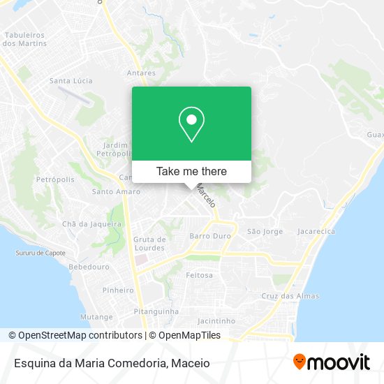 Esquina da Maria Comedoria map