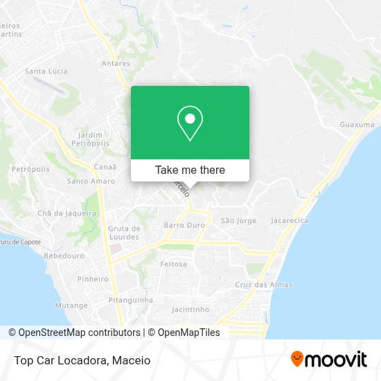 Top Car Locadora map