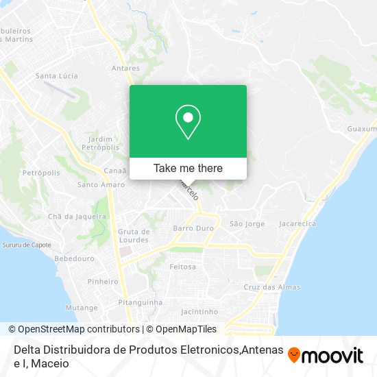Delta Distribuidora de Produtos Eletronicos,Antenas e I map