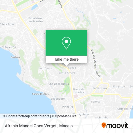 Afranio Manoel Goes Vergeti map