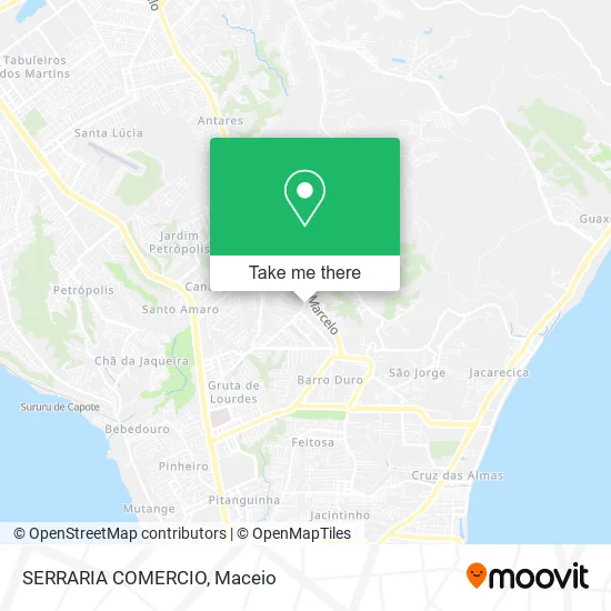 SERRARIA COMERCIO map