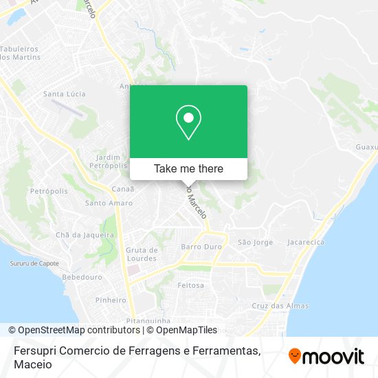 Mapa Fersupri Comercio de Ferragens e Ferramentas