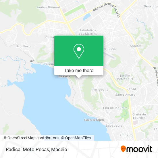 Radical Moto Pecas map