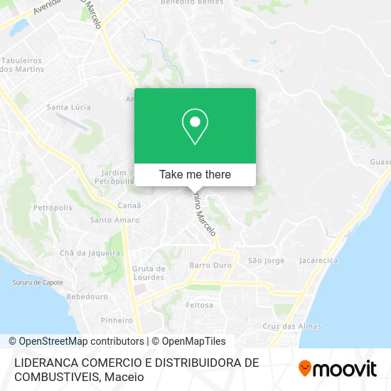 LIDERANCA COMERCIO E DISTRIBUIDORA DE COMBUSTIVEIS map