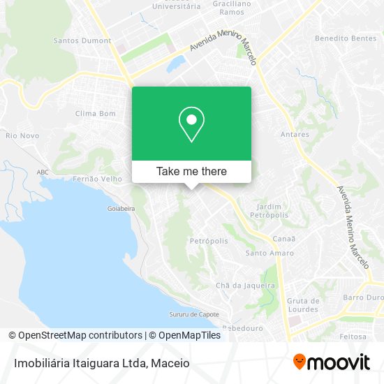 Mapa Imobiliária Itaiguara Ltda