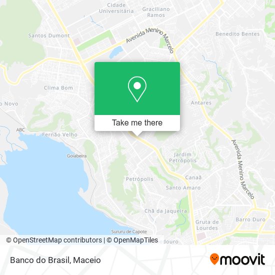 Banco do Brasil map