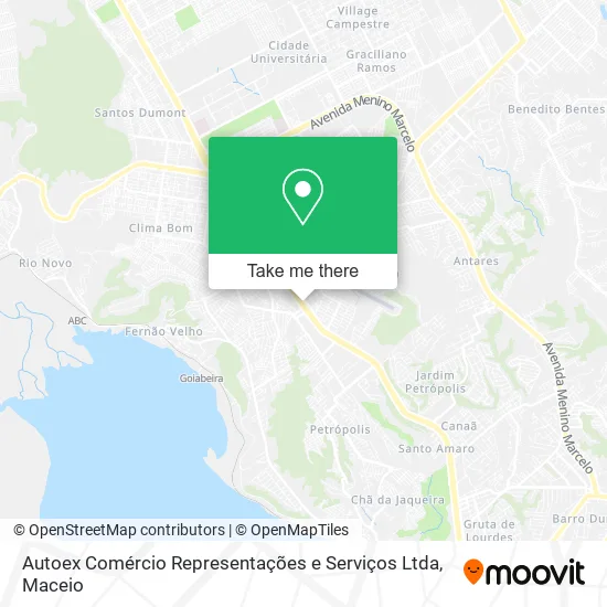 Autoex Comércio Representações e Serviços Ltda map
