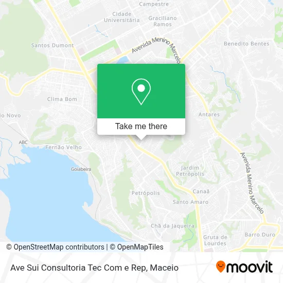 Ave Sui Consultoria Tec Com e Rep map