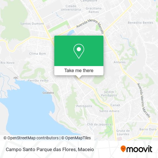 Mapa Campo Santo Parque das Flores