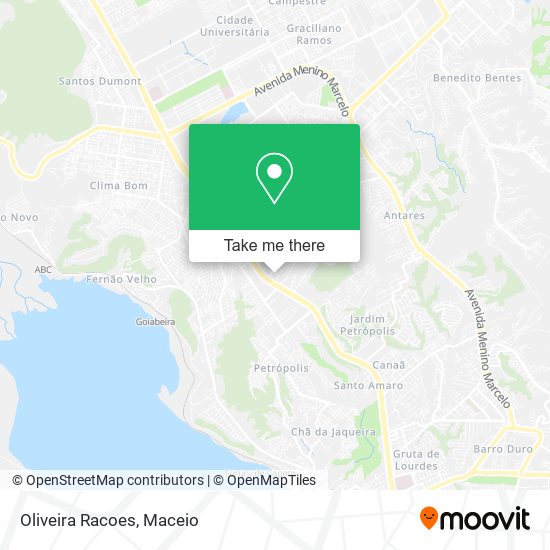 Mapa Oliveira Racoes