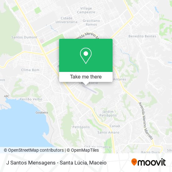 J Santos Mensagens - Santa Lúcia map