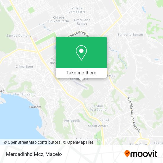 Mercadinho Mcz map