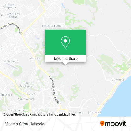 Maceio Clima map