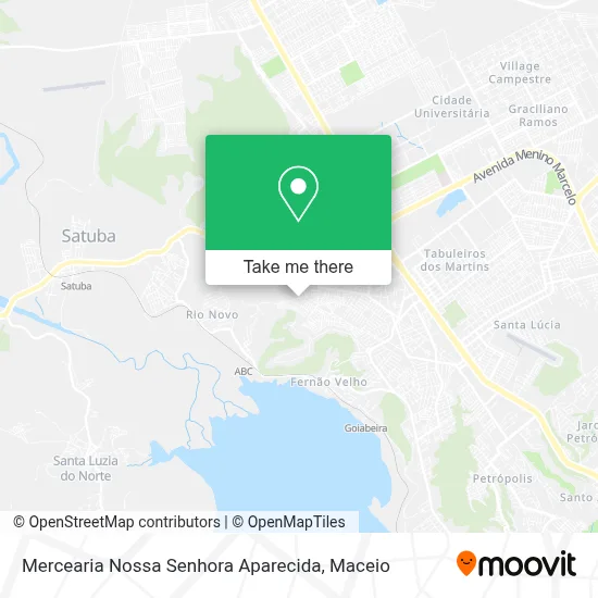 Mercearia Nossa Senhora Aparecida map